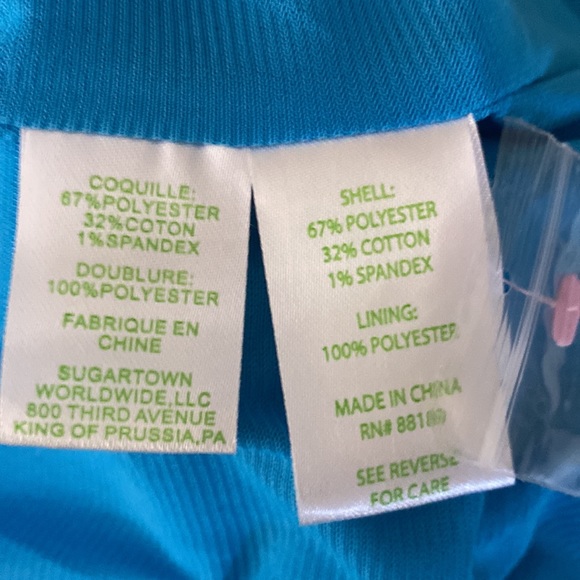 Lilly Pulitzer Dress-3/4 length sleeve size -large - Picture 11 of 14